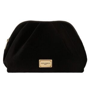 NIP Dolce & Gabbana Black Velvet Cosmetic Pouch